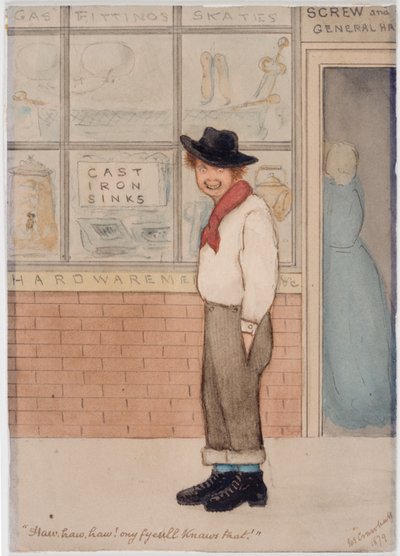 Facciata di negozio di ferramenta da Joseph Crawhall