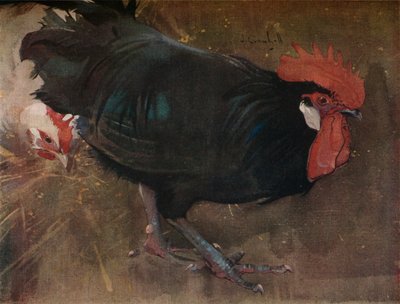 Il gallo nero, c1894 da Joseph Crawhall