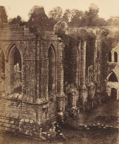 Abbazia di Fountains. Il Refettorio e la Cucina da Joseph Cundall