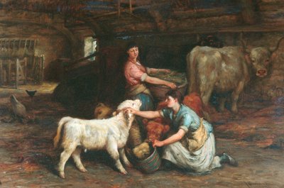 Nutrire i vitelli da Joseph Denovan Adam