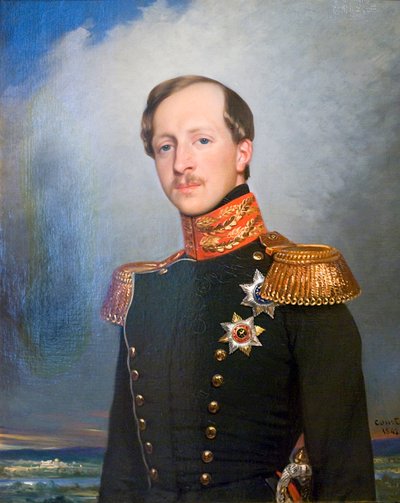 Ritratto del Duca Pietro di Oldenburg, 1842 da Joseph Desire Court