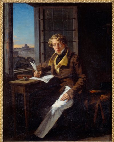 Ritratto del compositore Victor Rifus da Joseph Desire Court