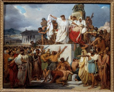 La morte di Giulio Cesare da Joseph Desire Court