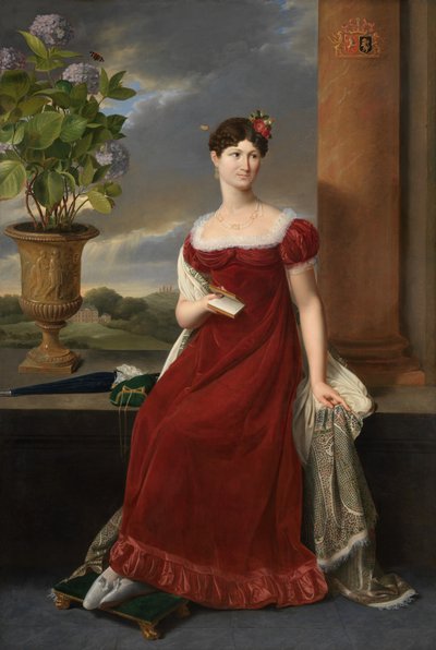 Ritratto di Mary Lodge da Joseph Ducq