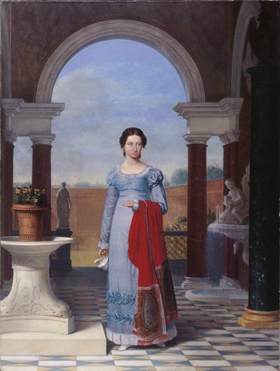 Ritratto di Mrs. Colette Versavel, moglie del medico Isaac Joseph De Meyer da Joseph Ducq