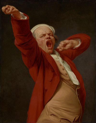 Autoritratto, Sbadiglio da Joseph Ducreux