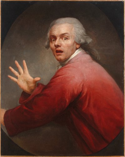 Autoritratto come uomo sorpreso e terrorizzato da Joseph Ducreux
