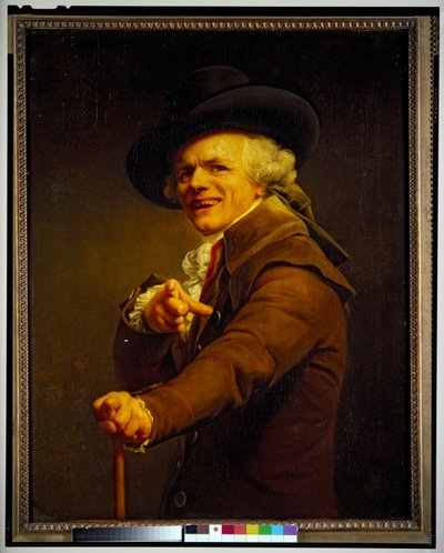 Autoritratto in derisione da Joseph Ducreux
