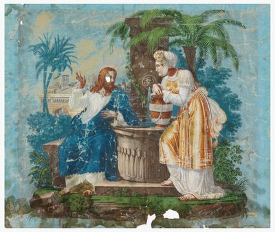Cristo e la donna di Samaria da Joseph Dufour et Cie.