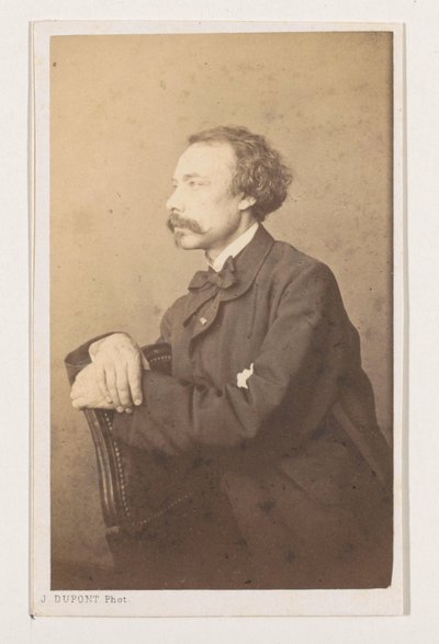 Ritratto del pittore Eugène François de Block, mezzobusto da Joseph Dupont