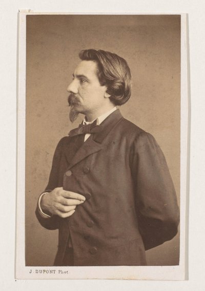 Ritratto del pittore Henri Jacques Bource, mezzobusto da Joseph Dupont