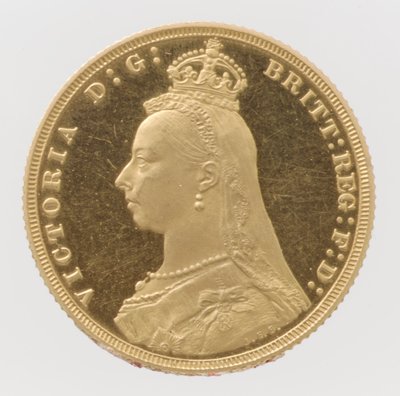 Prova della sovrana della Regina Vittoria, 1887 da Joseph Edgar Boehm