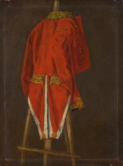 Studio di un cappotto appartenente a John, 11° conte di Westmorland da Joseph Edgar Boehm