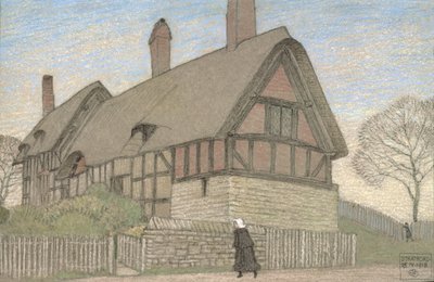 Cottage di Anne Hathaway, 1918 da Joseph Edward Southall