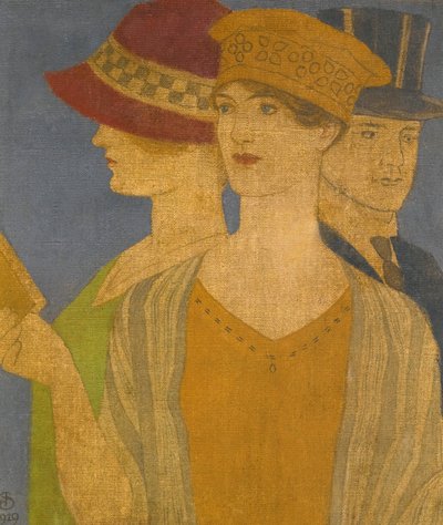 Movimento Arts and Crafts: Visitatori di una mostra da Joseph Edward Southall