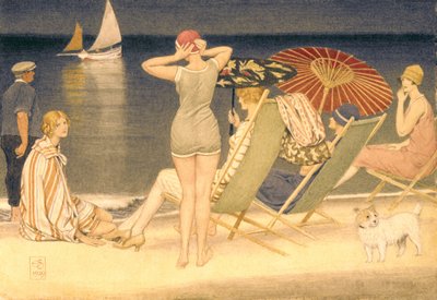 Ombrelli, 1929 da Joseph Edward Southall
