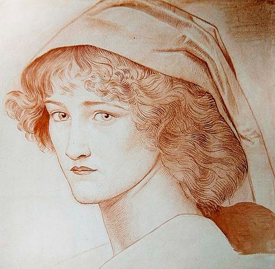 La fanciulla bruna da Joseph Edward Southall