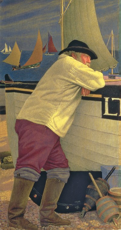 Il vecchio pescatore da Joseph Edward Southall