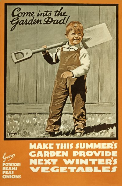 Agricoltura durante la Prima Guerra Mondiale, c.1915 da Joseph Ernest Sampson