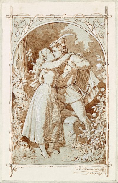 Il bacio da Joseph Eugen Hörwarter