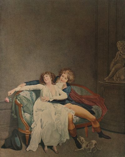 La Dispute De La Rose, c. 1840, 1913 da Joseph Eymar