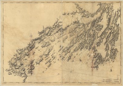 Costa del Maine da Salter Island a Portland Head da Joseph F. W. Des Barres