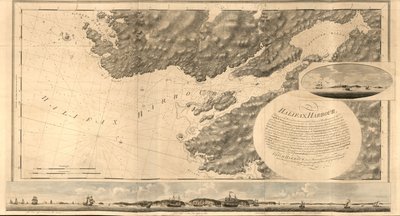 La costa della Nuova Scozia; che mostra le diversità della costa e il volto del paese vicino: le banche, le rocce, i banchi, i fondali, ecc. Insieme a osservazioni e indicazioni per la comodità della navigazione e del pilotaggio da Joseph F. W. Des Barres