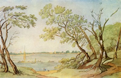 Chelsea Bridge da Millbank da Joseph Farington