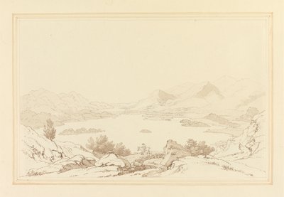 Vista generale del Lago di Derwent Water da Joseph Farington
