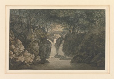 Cascata inferiore Rydal da Joseph Farington