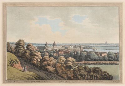 Veduta di Greenwich e del fiume da Joseph Farington