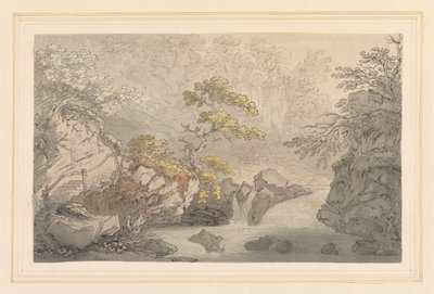 Vista di Nunery in Cumberland da Joseph Farington