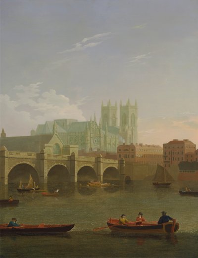 Abbazia e ponte di Westminster da Joseph Farington