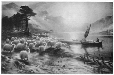 Il traghetto sul Loch, c1890, 1911 da Joseph Farquharson
