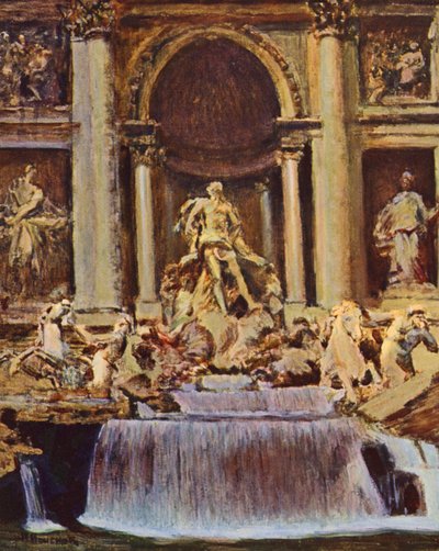 Roma: La Fontana di Trevi da Joseph Felix Bouchor