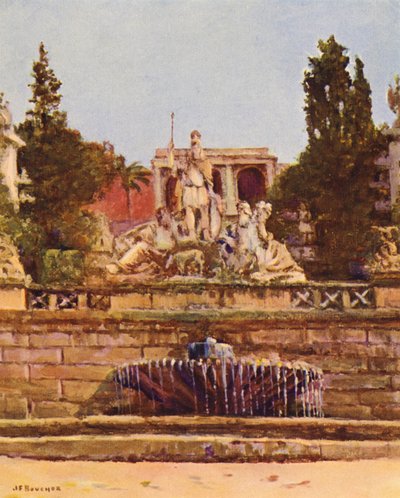 Roma: Piazza del Popolo da Joseph Felix Bouchor