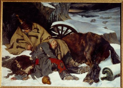 Episodio della ritirata russa. Guerra napoleonica (1812) da Joseph Fernand Boissard de Boisdenier