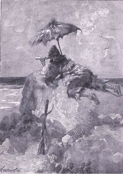 Ho mantenuto il mio giro quotidiano al punto di osservazione sulla collina (litografia) da Joseph Finnemore