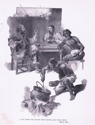 Mi sono seduto e ho mangiato la mia cena con loro da Joseph Finnemore