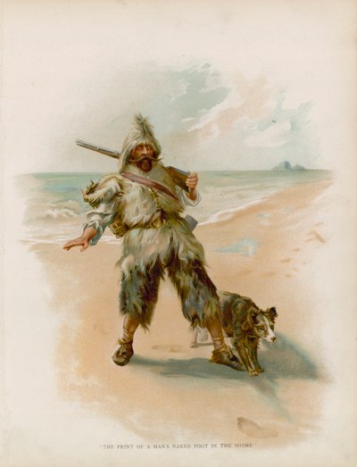 Illustrazione per Robinson Crusoe da Joseph Finnemore