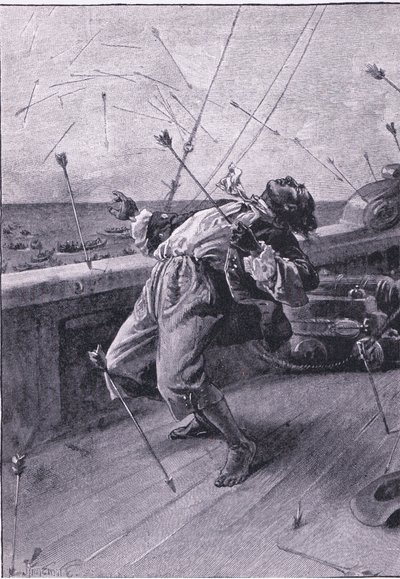 Hanno scoccato le loro frecce e hanno ucciso il povero Venerdì da Joseph Finnemore