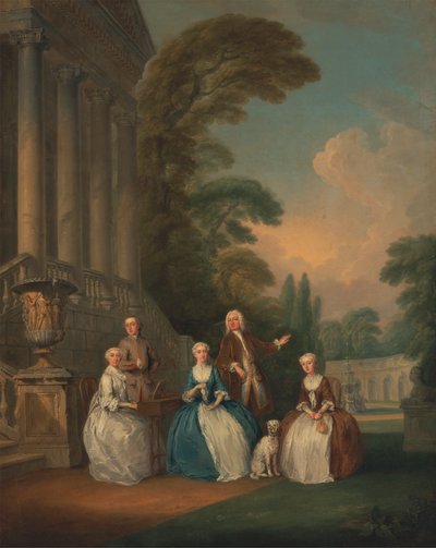 Ritratto di una famiglia da Joseph Francis Nollekens