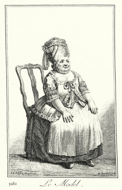 Il modello (incisione) da Joseph Franz von (after) Goez