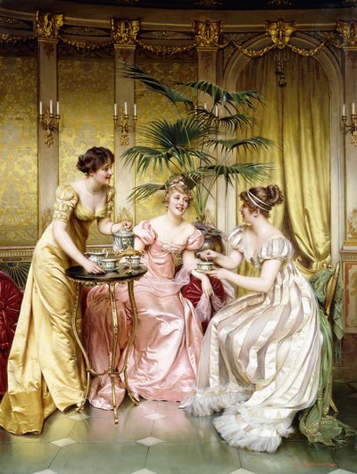 Tre per il tè da Joseph Frederick Charles Soulacroix