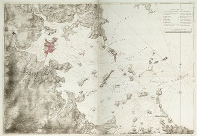 Una carta del porto di Boston da Joseph Frederick Wallet DesBarres