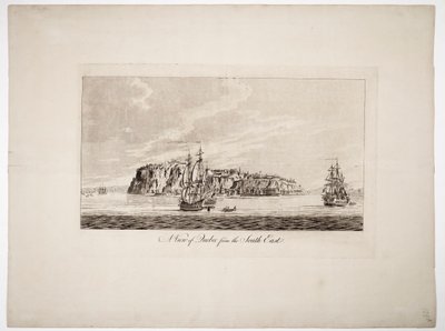 Veduta di Quebec da sud-est, c.1781 da Joseph Frederick Wallet DesBarres