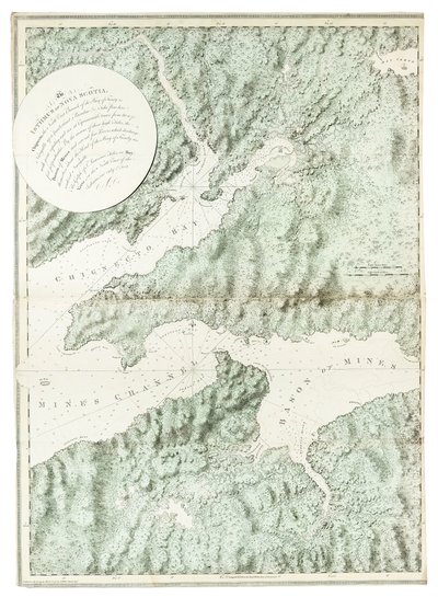 Veduta della città e del porto di Halifax, dalla riva di Dartmouth da Joseph Frederick Wallet DesBarres