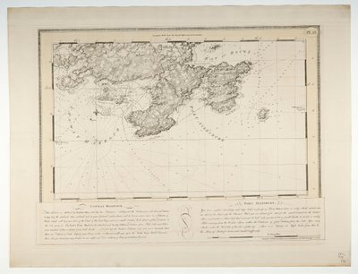 Porto di Conway e Port Aylesbury, costa atlantica nordamericana da Joseph Frederick Wallet DesBarres