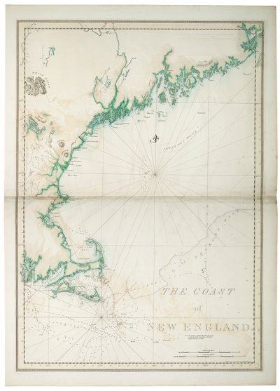 La costa del New England da Joseph Frederick Wallet DesBarres