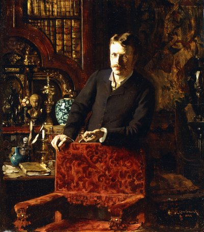 Un gentiluomo in un interno da Joseph Gabriel Aubrun